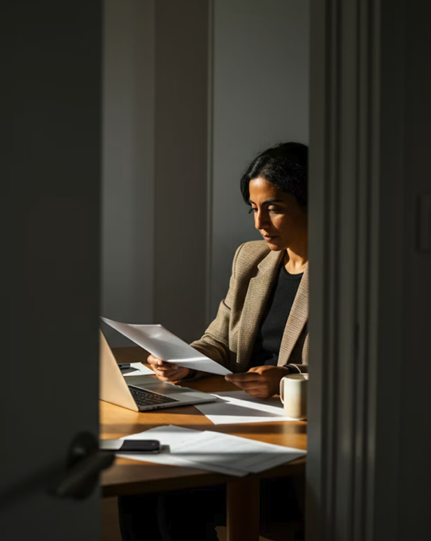 Professionista operations in ufficio