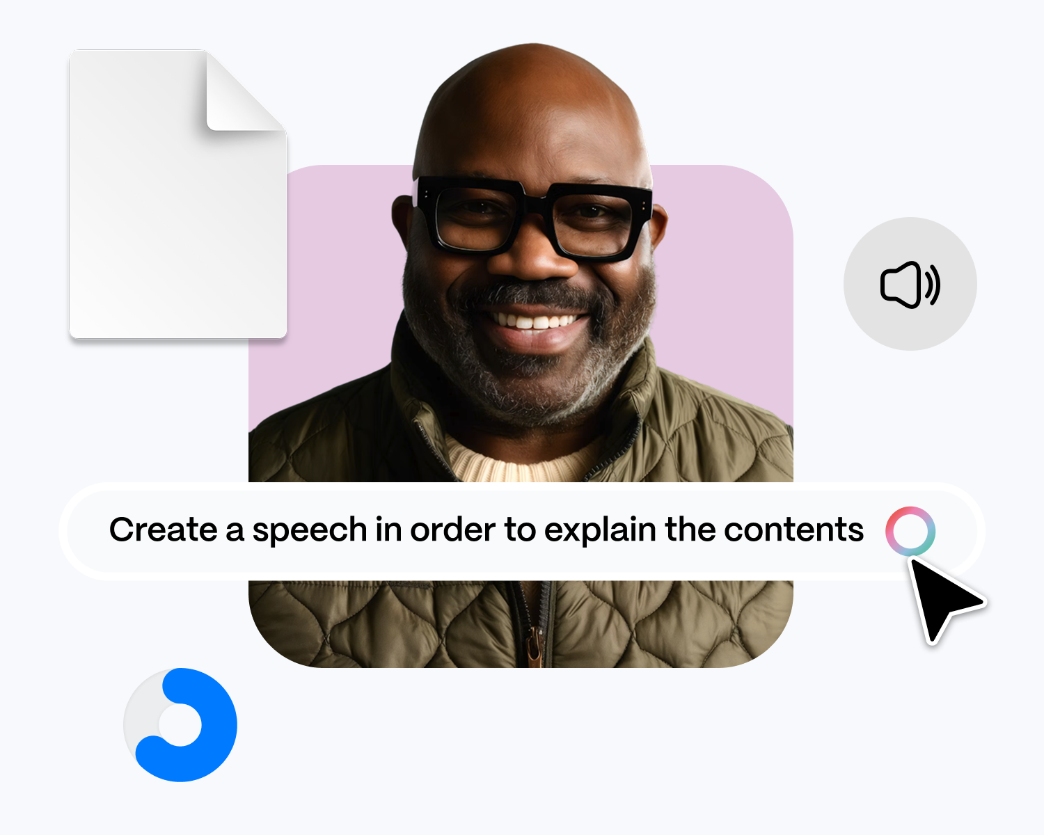 Generating a speech with Shape