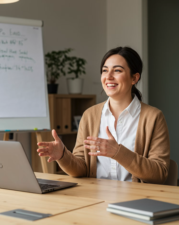 Operations professional in an office