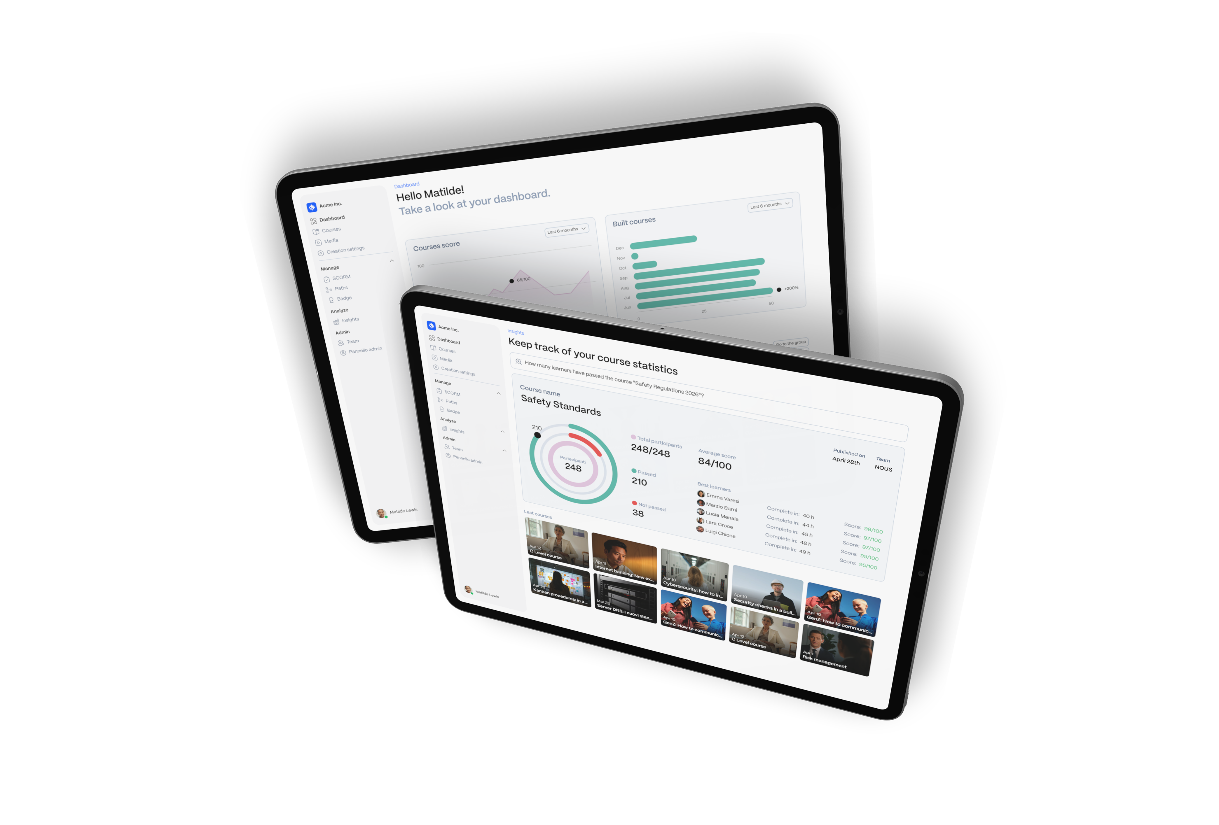 Syllog on tablet